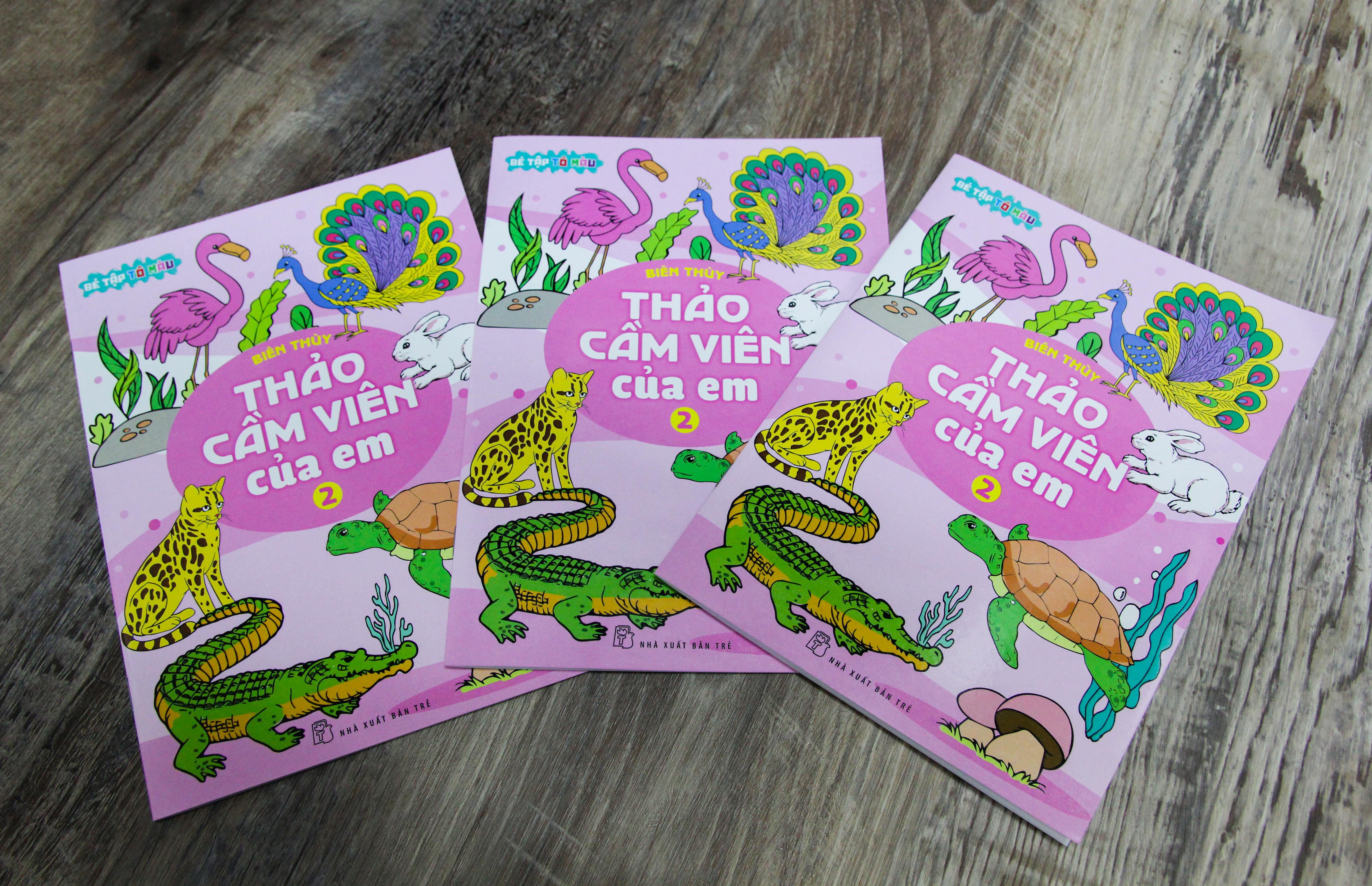 Bộ Sách Bé Tập Tô Màu - Thảo Cầm Viên Của Em - Thảo Cầm Viên - Saigon Zoo &  Botanical Gardens